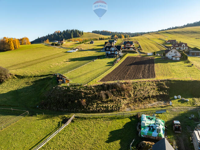 Dziaka budowlana z projektem w Niedzicy