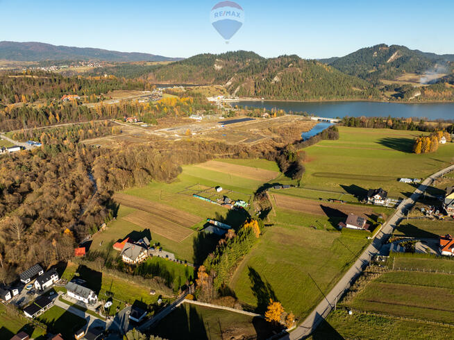 Dziaka budowlana z projektem w Niedzicy