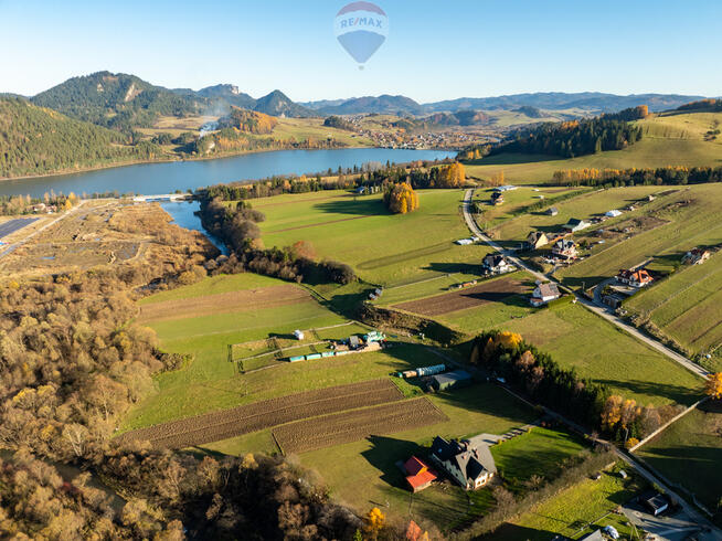 Dziaka budowlana z projektem w Niedzicy