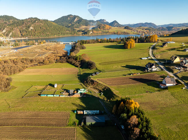 Dziaka budowlana z projektem w Niedzicy