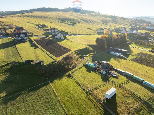 Dziaka budowlana z projektem w Niedzicy