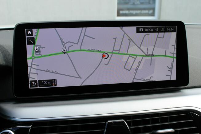 BMW 518 Salon PL FV23% Skóra Nawigacja LED Ambient Serwis ASO Gwarancja