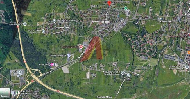 Działka budowlana Kraków Podgórze, Skotniki, Skotnicka