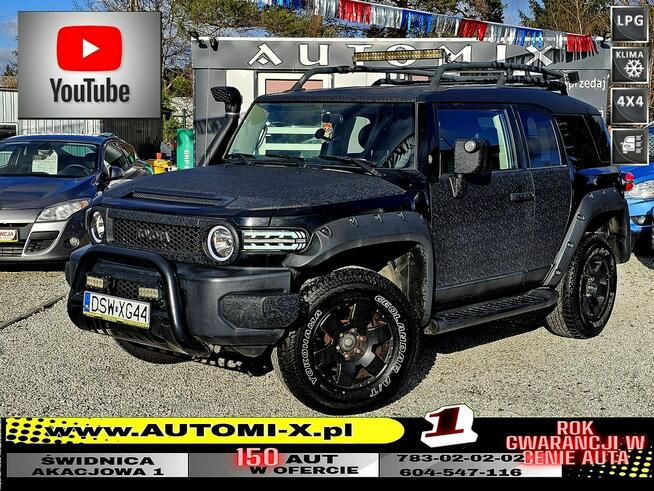 Toyota FJ Cruiser ZAMIANA** Rury ** Progi TRD 4,0 z LPG 242KM ,Zarejestrowana , MANUAL !