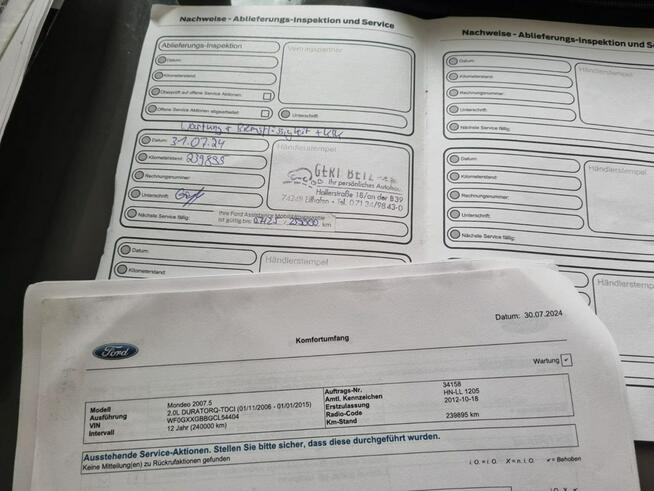 Ford Mondeo 2.0 TDCI 163km Navi / Grzane Fotele / Zadbany / 2x PDC / Bezwypadkowy