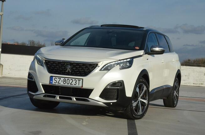 Peugeot 5008 2.0 Blue-HDi 180 aut GT 7 os/ Navi/ Focal/ Kamera/ Grzania/ Skóra/ Alu