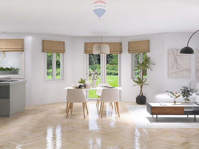 Połowa domu w pobliżu Kampinoskiego Parku Nar.