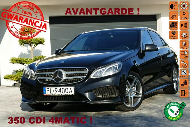 Mercedes E 350 4 Matic! Avantgarde! Gwarancja!