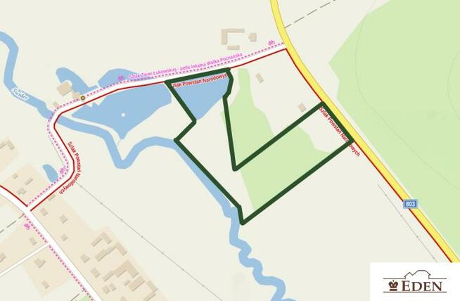 Działka rolna Zgórznica gm. Stoczek Łukowski