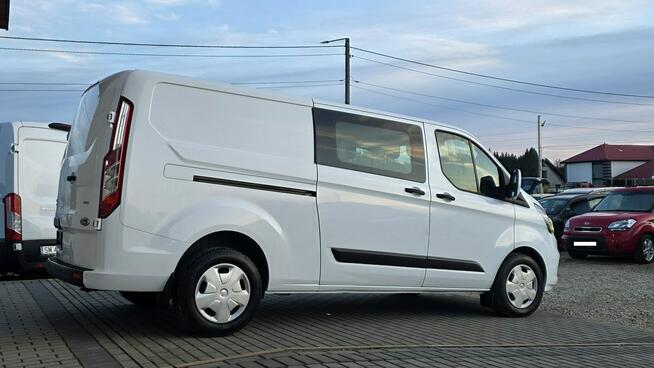 Ford Transit Custom doka * 5-osobowa * long*brygadówka* bogate wyposazenie*