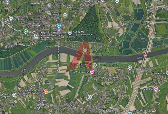 Działka rekreacyjna Kraków Podgórze, Rybitwy, Pod Wierzbami