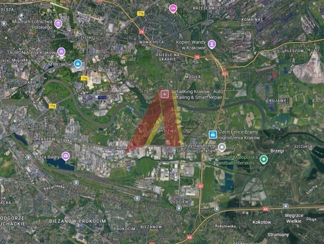 Działka rekreacyjna Kraków Podgórze, Rybitwy, Pod Wierzbami