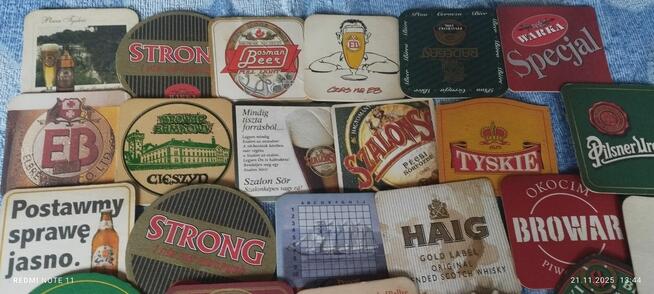 Kufle, szklanki, wafle/podkładki