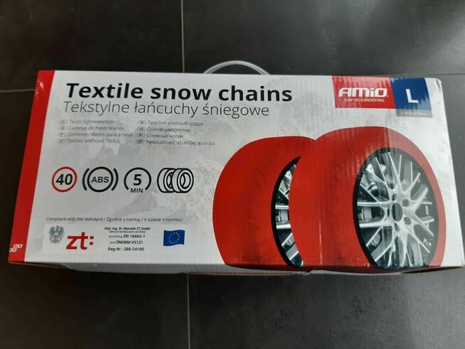 Nowe łańcuchy śniegowe tekstylne R14 - R19. Szybka wysyłka