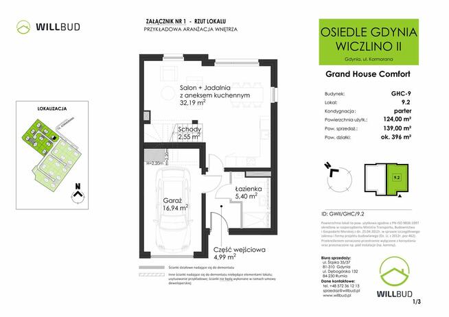 Gdynia Wiczlino - dom w zabudowie bliźniaczej |GHC-9.2|