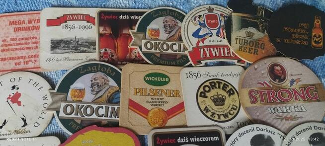 Kufle, szklanki, wafle/podkładki