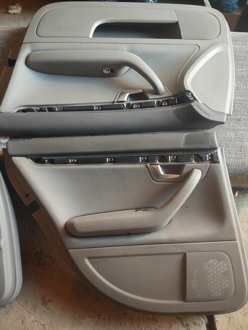 Fotele Audi A4 B7 cały komplet szare zadbane +środek, boczki