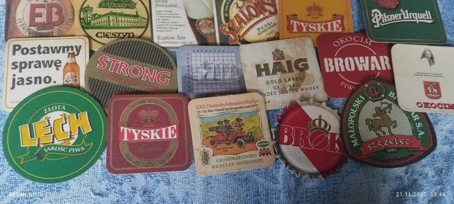 Kufle, szklanki, wafle/podkładki