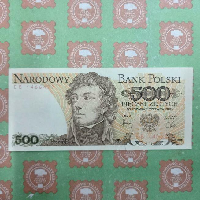 500 złotych 1982 Tadeusz Kościuszko stan AU