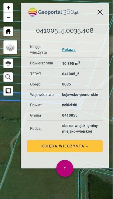 Łąka 10395m2 koło Szubina działka ziemia rolna