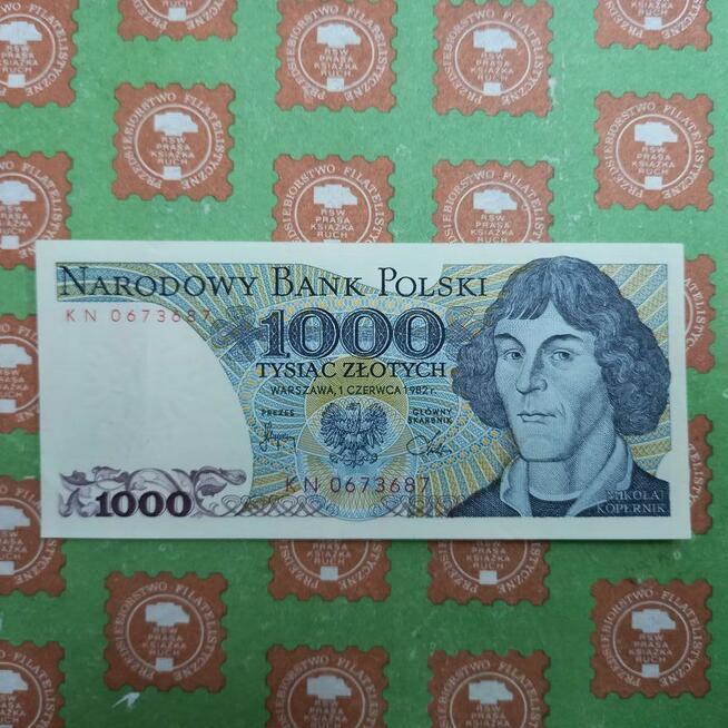 1000 złotych Mikołaj Kopernik 1982 stan AU/UNC