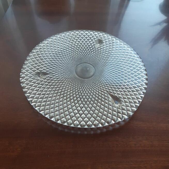 Patera szklana imitująca kryształową