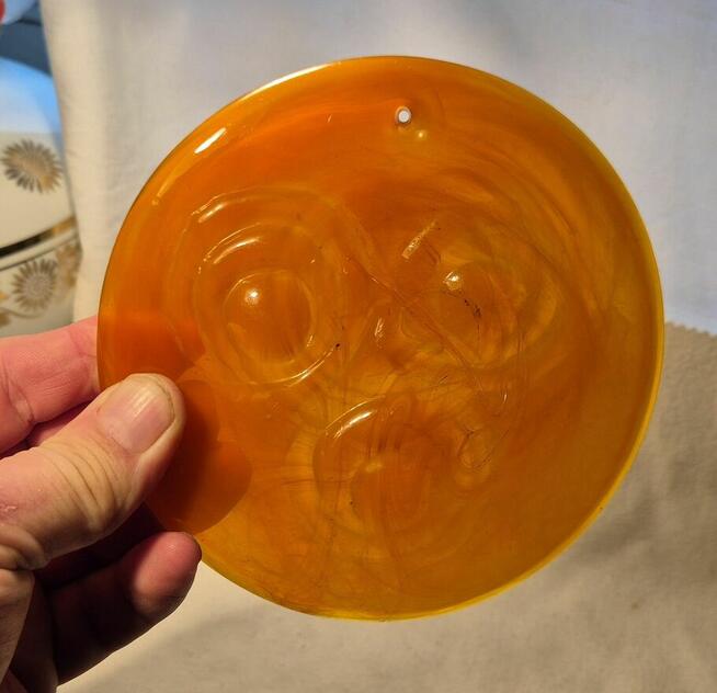 szkło Holmegaard - vintage glass sun catcher - 1960