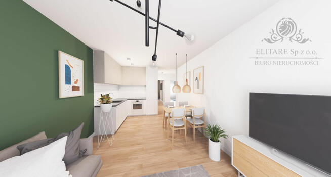 Mieszkanie 3pok, 56,91m2 z balkonem/ Krzyki, Brochów, Wrocław