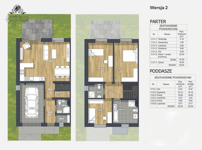 Dom o pow. 109,m2 + garaż 16,24m2, pompa ciepła/ Miłoszyce, Jelcz Laskowic