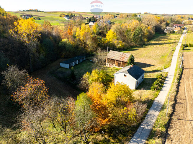 Dom z kawałkiem lasu i bijącym źródłem k\Skały