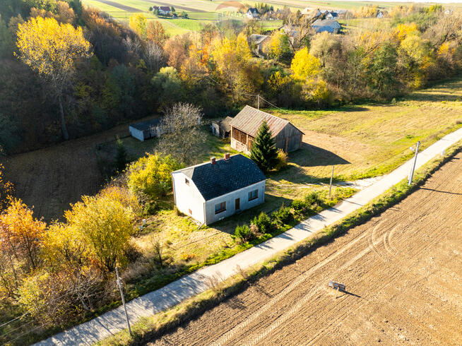 Dom z kawałkiem lasu i bijącym źródłem k\Skały