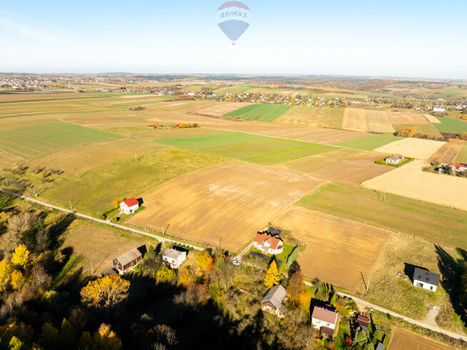 Piękna, szeroka działka w okolicach Ojcowa