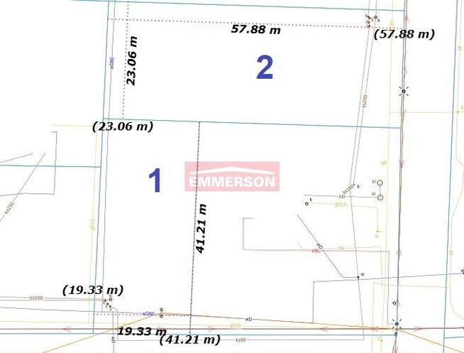 Maszyce-ustawna działka z mediami