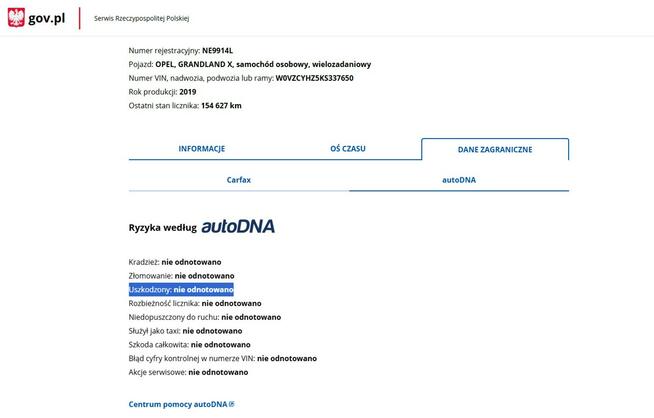 Opel Grandland X Diesel Zarejestrowany Ubezpieczony