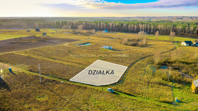 Uzbrojona działka budowlana. Cisza i spokój.