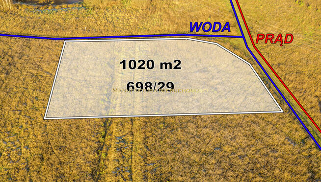 Uzbrojona działka budowlana. Cisza i spokój.