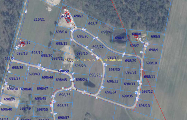 Uzbrojona działka budowlana. Cisza i spokój.