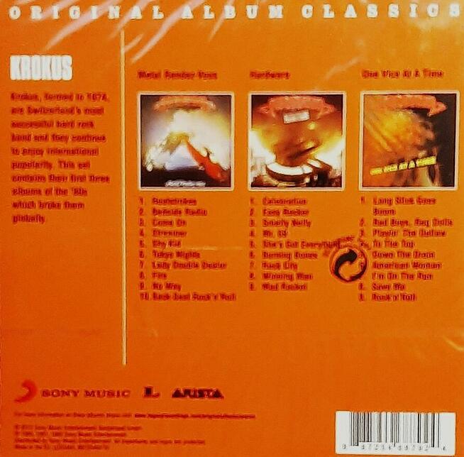 Polecam 3CD Zestaw KultowegoZespołu Heavy Metalowego KROKUS