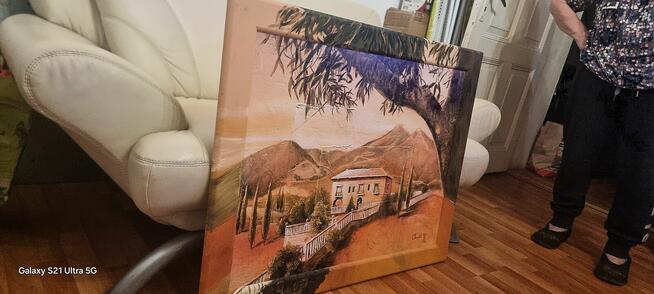 Obraz olejny z pejzażem