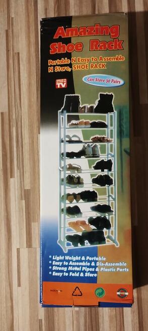 Składany stojak na buty, w którym zmieści się 30 par