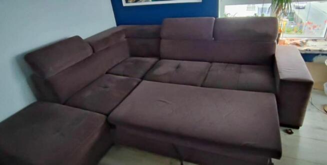 Narożnik z funkcją spania