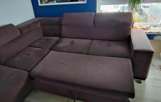 Narożnik z funkcją spania