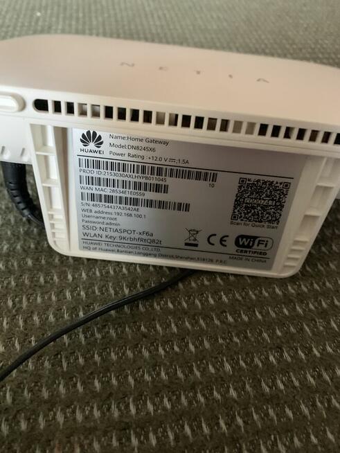 Sprzedam router Huawei do światłowodu sprawny!!