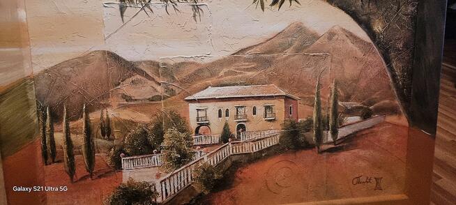 Obraz olejny z pejzażem