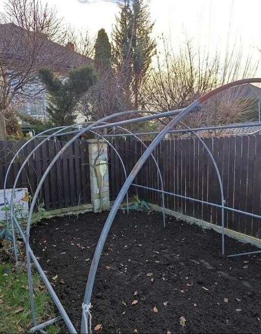 Stelaż tunel foliowy 3m x 4m szklarnia