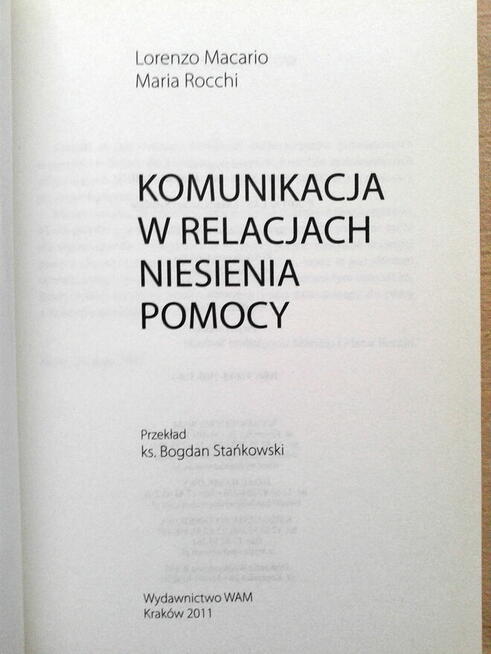 Komunikacja w relacjach niesienia pomocy - L. Macario