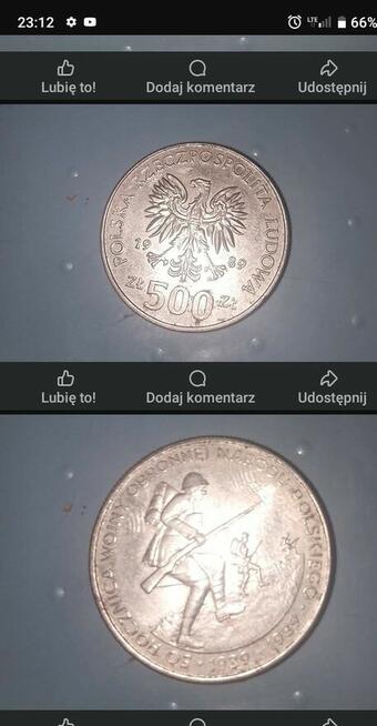 Sprzedam monety
