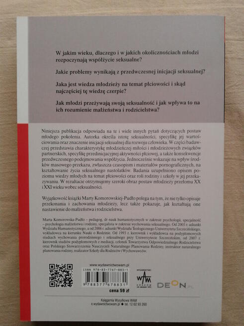Seksualność młodzieży - M. Komorowska-Pudło
