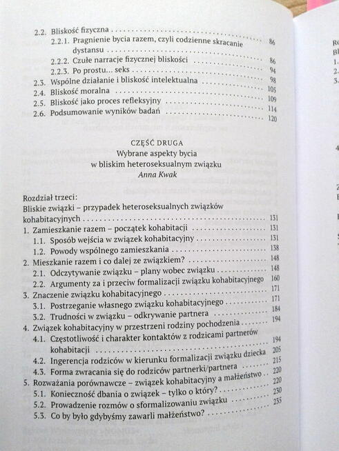 Publiczny i prywatny obraz bliskich związków - A. Kwak