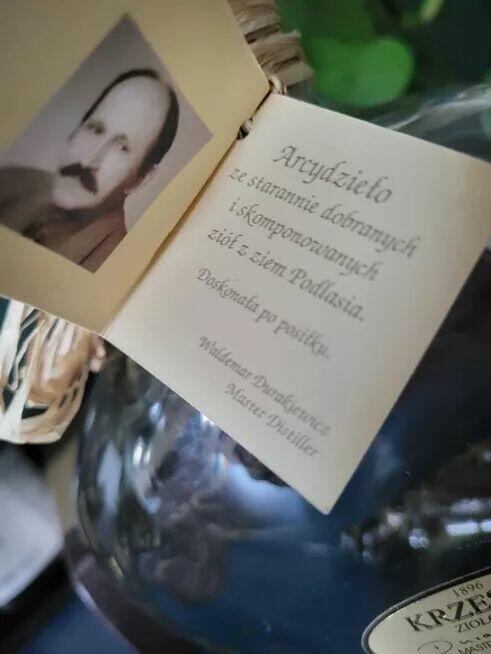 2xKrzeska z ziołami 0,7l -PUSTE Kolekcjonerskie - real foto